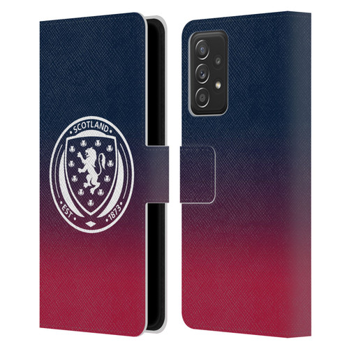 Scotland National Football Team Logo 2 Gradient Leather Book Wallet Case Cover For Samsung Galaxy A53 5G (2022)