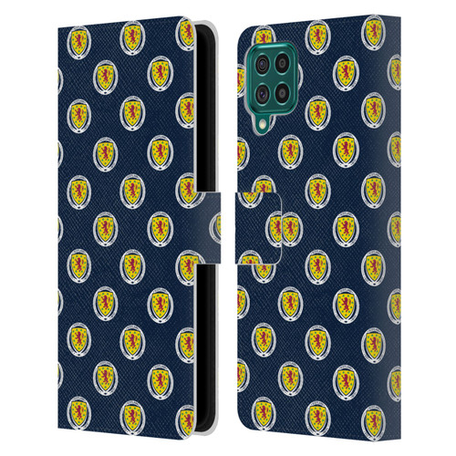 Scotland National Football Team Logo 2 Pattern Leather Book Wallet Case Cover For Samsung Galaxy F62 (2021)
