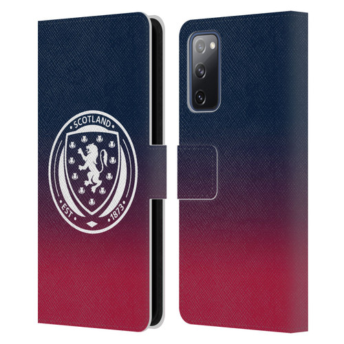 Scotland National Football Team Logo 2 Gradient Leather Book Wallet Case Cover For Samsung Galaxy S20 FE / 5G
