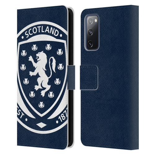 Scotland National Football Team Logo 2 Oversized Leather Book Wallet Case Cover For Samsung Galaxy S20 FE / 5G