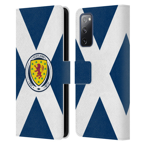 Scotland National Football Team Logo 2 Scotland Flag Leather Book Wallet Case Cover For Samsung Galaxy S20 FE / 5G