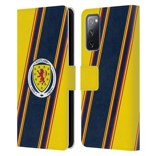 Scotland National Football Team Logo 2 Stripes Leather Book Wallet Case Cover For Samsung Galaxy S20 FE / 5G