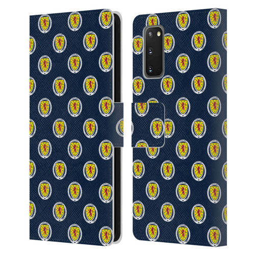 Scotland National Football Team Logo 2 Pattern Leather Book Wallet Case Cover For Samsung Galaxy S20 / S20 5G