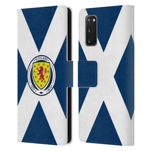 Scotland National Football Team Logo 2 Scotland Flag Leather Book Wallet Case Cover For Samsung Galaxy S20 / S20 5G