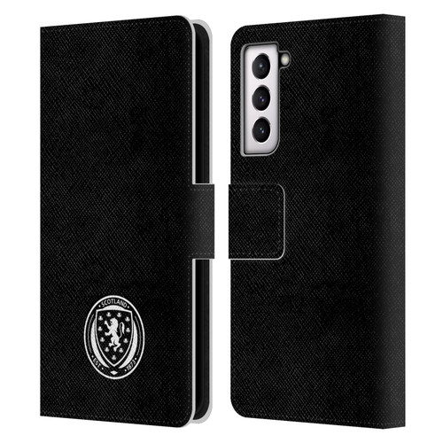 Scotland National Football Team Logo 2 Plain Leather Book Wallet Case Cover For Samsung Galaxy S21 5G