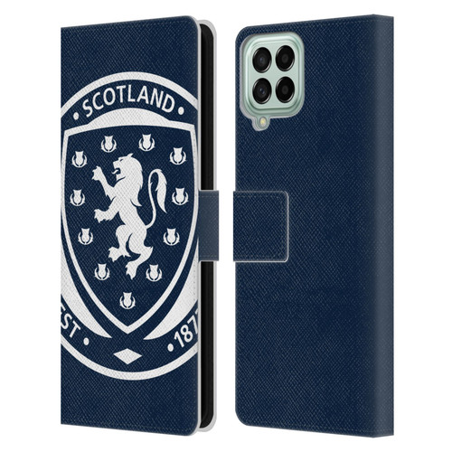 Scotland National Football Team Logo 2 Oversized Leather Book Wallet Case Cover For Samsung Galaxy M33 (2022)