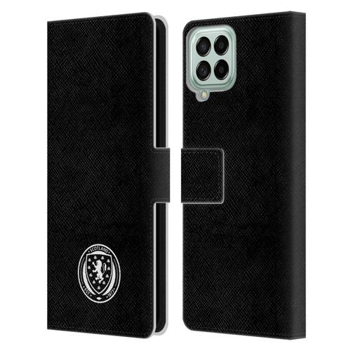 Scotland National Football Team Logo 2 Plain Leather Book Wallet Case Cover For Samsung Galaxy M53 (2022)