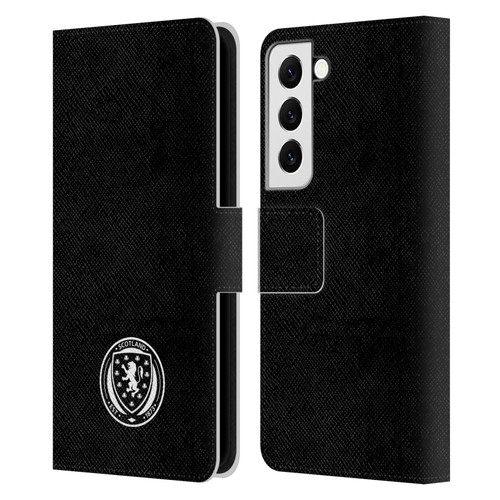 Scotland National Football Team Logo 2 Plain Leather Book Wallet Case Cover For Samsung Galaxy S22 5G