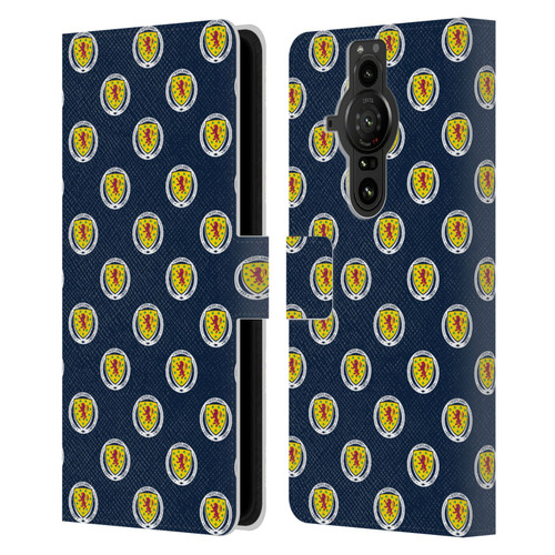 Scotland National Football Team Logo 2 Pattern Leather Book Wallet Case Cover For Sony Xperia Pro-I