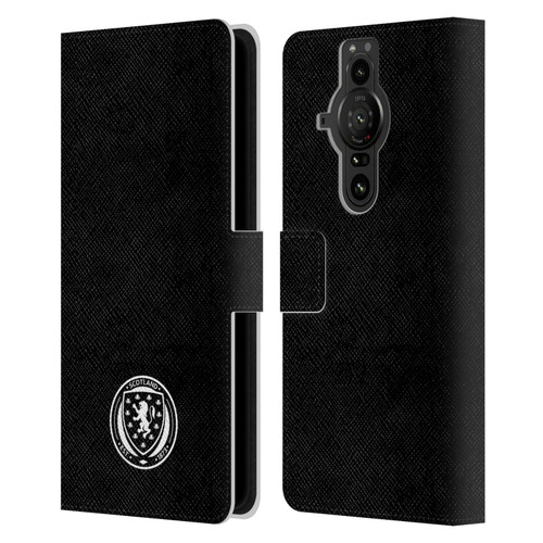 Scotland National Football Team Logo 2 Plain Leather Book Wallet Case Cover For Sony Xperia Pro-I