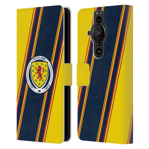 Scotland National Football Team Logo 2 Stripes Leather Book Wallet Case Cover For Sony Xperia Pro-I
