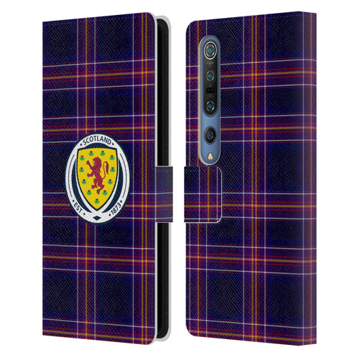 Scotland National Football Team Logo 2 Tartan Leather Book Wallet Case Cover For Xiaomi Mi 10 5G / Mi 10 Pro 5G