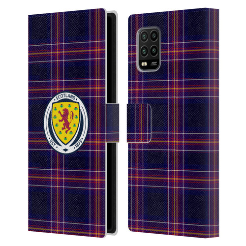 Scotland National Football Team Logo 2 Tartan Leather Book Wallet Case Cover For Xiaomi Mi 10 Lite 5G