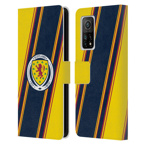 Scotland National Football Team Logo 2 Stripes Leather Book Wallet Case Cover For Xiaomi Mi 10T 5G