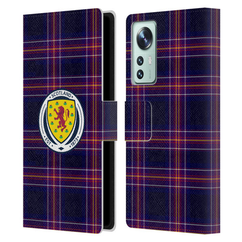 Scotland National Football Team Logo 2 Tartan Leather Book Wallet Case Cover For Xiaomi 12