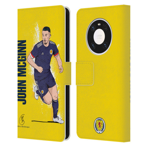 Scotland National Football Team Players John McGinn Leather Book Wallet Case Cover For Huawei Mate 40 Pro 5G