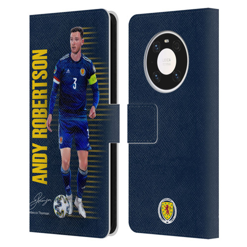 Scotland National Football Team Players Andy Robertson Leather Book Wallet Case Cover For Huawei Mate 40 Pro 5G