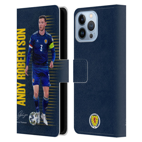Scotland National Football Team Players Andy Robertson Leather Book Wallet Case Cover For Apple iPhone 13 Pro Max