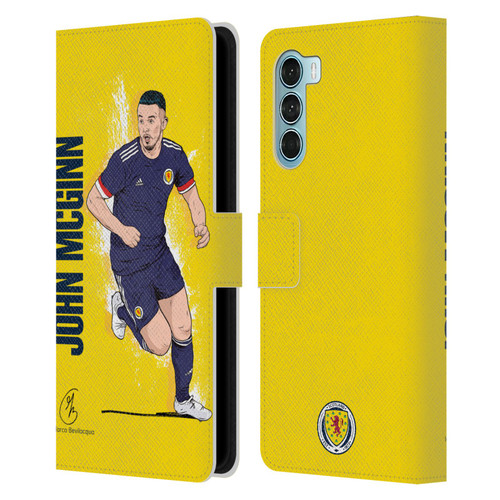 Scotland National Football Team Players John McGinn Leather Book Wallet Case Cover For Motorola Edge S30 / Moto G200 5G