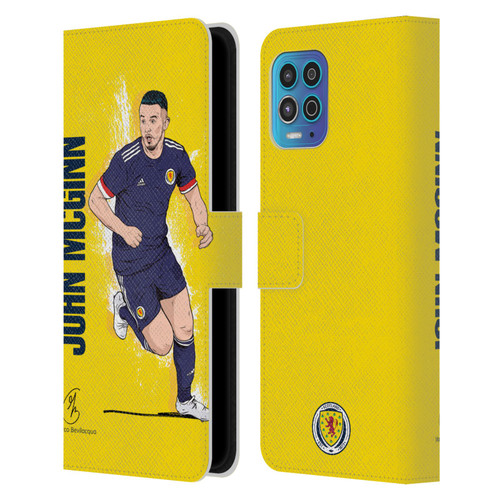 Scotland National Football Team Players John McGinn Leather Book Wallet Case Cover For Motorola Moto G100
