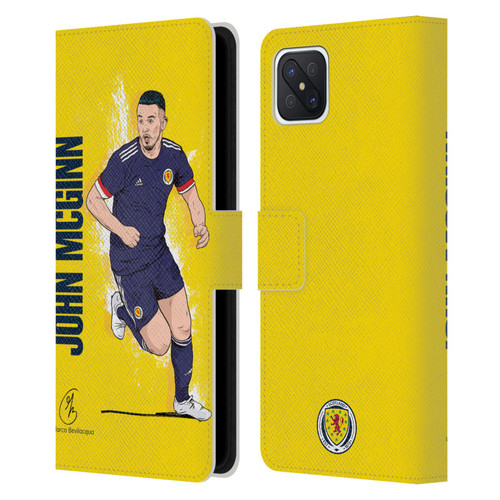 Scotland National Football Team Players John McGinn Leather Book Wallet Case Cover For OPPO Reno4 Z 5G