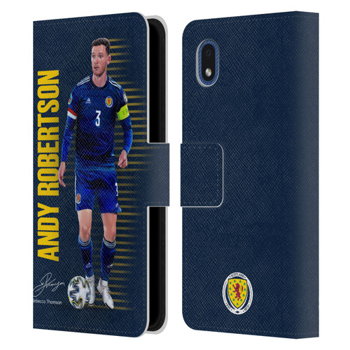 Scotland National Football Team Players Andy Robertson Leather Book Wallet Case Cover For Samsung Galaxy A01 Core (2020)