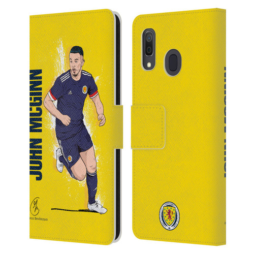 Scotland National Football Team Players John McGinn Leather Book Wallet Case Cover For Samsung Galaxy A33 5G (2022)