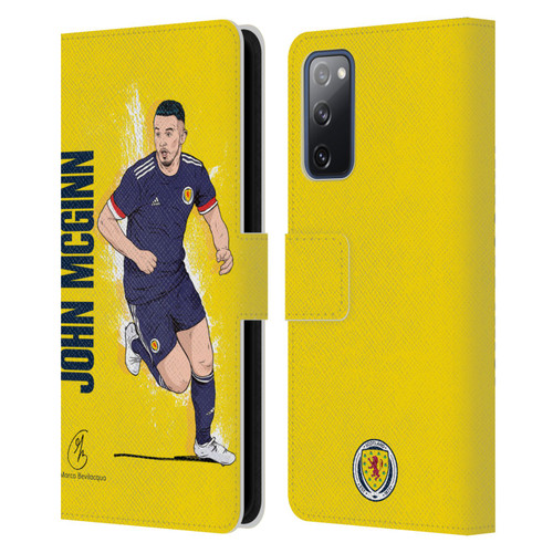 Scotland National Football Team Players John McGinn Leather Book Wallet Case Cover For Samsung Galaxy S20 FE / 5G