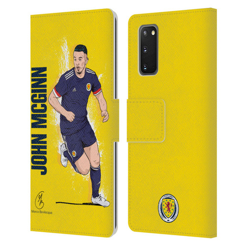 Scotland National Football Team Players John McGinn Leather Book Wallet Case Cover For Samsung Galaxy S20 / S20 5G