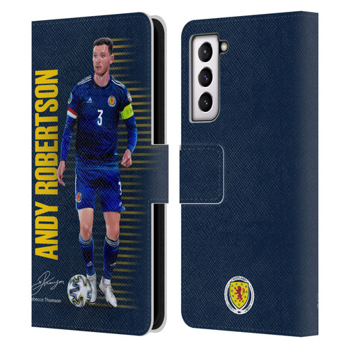 Scotland National Football Team Players Andy Robertson Leather Book Wallet Case Cover For Samsung Galaxy S21 5G
