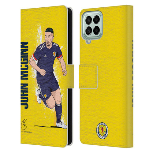 Scotland National Football Team Players John McGinn Leather Book Wallet Case Cover For Samsung Galaxy M33 (2022)