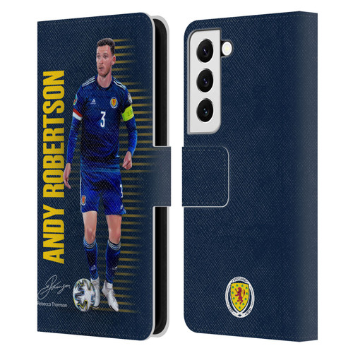 Scotland National Football Team Players Andy Robertson Leather Book Wallet Case Cover For Samsung Galaxy S22 5G