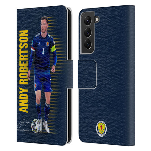 Scotland National Football Team Players Andy Robertson Leather Book Wallet Case Cover For Samsung Galaxy S22+ 5G