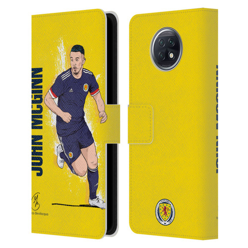 Scotland National Football Team Players John McGinn Leather Book Wallet Case Cover For Xiaomi Redmi Note 9T 5G