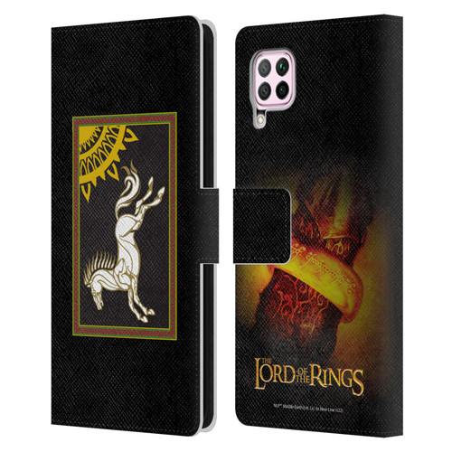 The Lord Of The Rings The Fellowship Of The Ring Graphics Flag Of Rohan Leather Book Wallet Case Cover For Huawei Nova 6 SE / P40 Lite