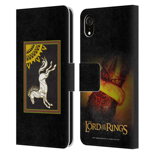 The Lord Of The Rings The Fellowship Of The Ring Graphics Flag Of Rohan Leather Book Wallet Case Cover For Apple iPhone XR