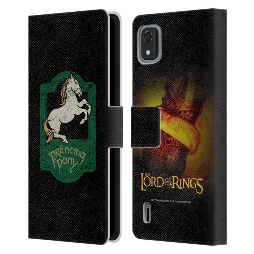 The Lord Of The Rings The Fellowship Of The Ring Graphics Prancing Pony Leather Book Wallet Case Cover For Nokia C2 2nd Edition