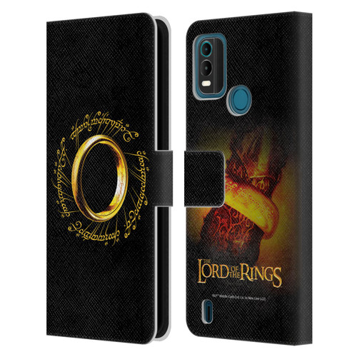 The Lord Of The Rings The Fellowship Of The Ring Graphics One Ring Leather Book Wallet Case Cover For Nokia G11 Plus