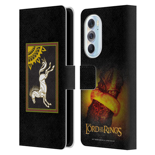 The Lord Of The Rings The Fellowship Of The Ring Graphics Flag Of Rohan Leather Book Wallet Case Cover For Motorola Edge X30