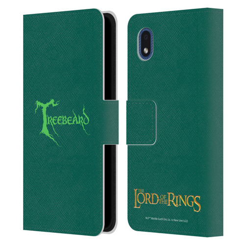 The Lord Of The Rings The Fellowship Of The Ring Graphics Treebeard Leather Book Wallet Case Cover For Samsung Galaxy A01 Core (2020)