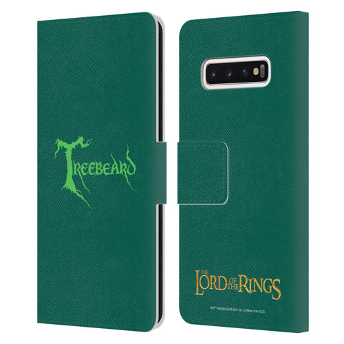 The Lord Of The Rings The Fellowship Of The Ring Graphics Treebeard Leather Book Wallet Case Cover For Samsung Galaxy S10