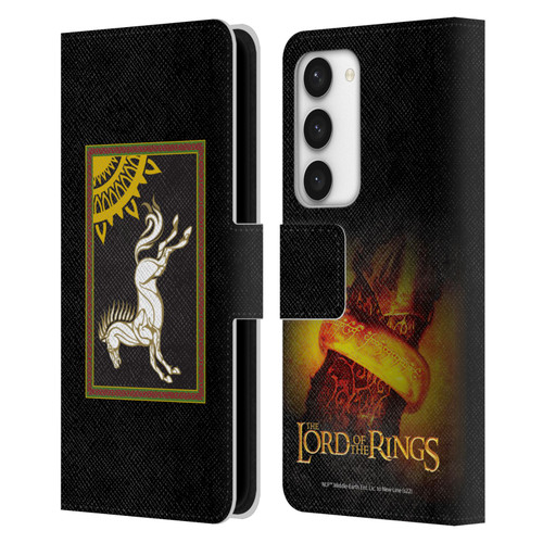 The Lord Of The Rings The Fellowship Of The Ring Graphics Flag Of Rohan Leather Book Wallet Case Cover For Samsung Galaxy S23 5G
