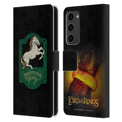 The Lord Of The Rings The Fellowship Of The Ring Graphics Prancing Pony Leather Book Wallet Case Cover For Samsung Galaxy S23+ 5G