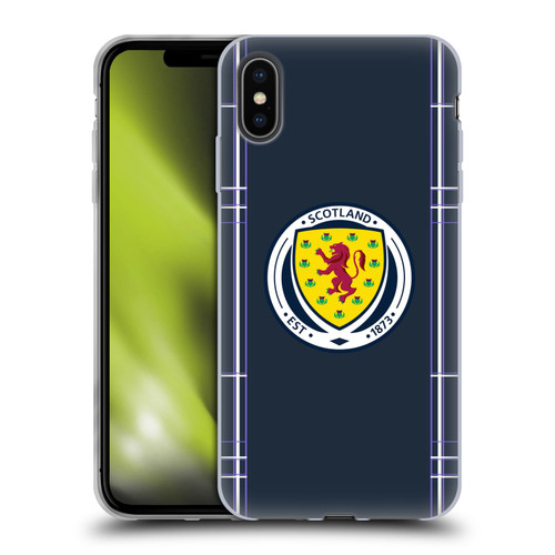 Scotland National Football Team 2022/23 Kits Home Soft Gel Case for Apple iPhone XS Max