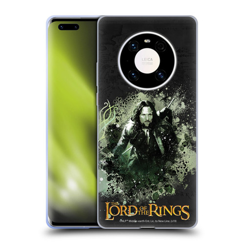 The Lord Of The Rings The Fellowship Of The Ring Character Art Aragorn Soft Gel Case for Huawei Mate 40 Pro 5G