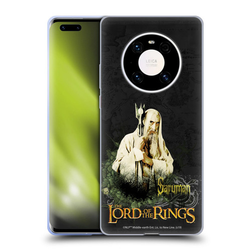 The Lord Of The Rings The Fellowship Of The Ring Character Art Saruman Soft Gel Case for Huawei Mate 40 Pro 5G