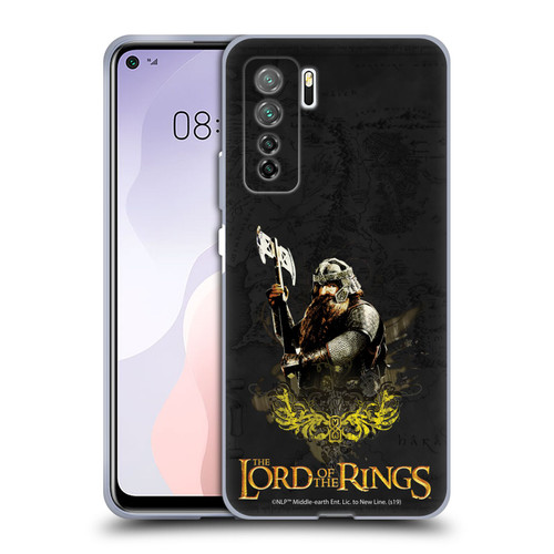 The Lord Of The Rings The Fellowship Of The Ring Character Art Gimli Soft Gel Case for Huawei Nova 7 SE/P40 Lite 5G