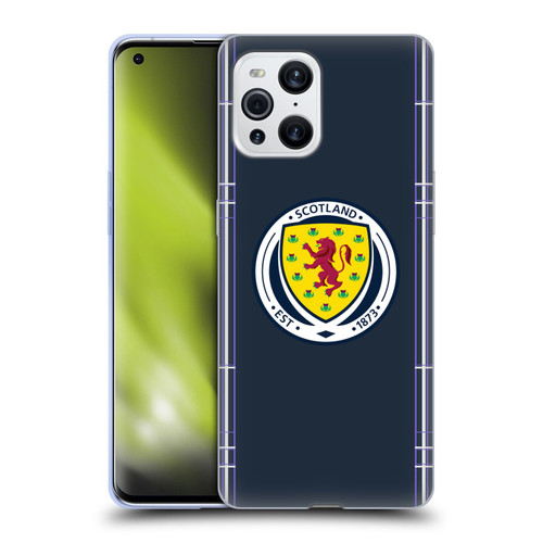 Scotland National Football Team 2022/23 Kits Home Soft Gel Case for OPPO Find X3 / Pro