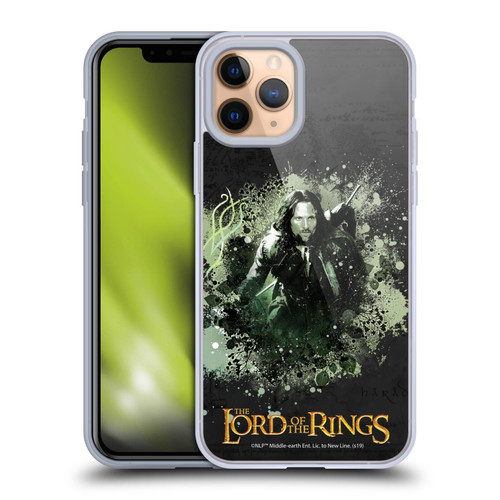 The Lord Of The Rings The Fellowship Of The Ring Character Art Aragorn Soft Gel Case for Apple iPhone 11 Pro