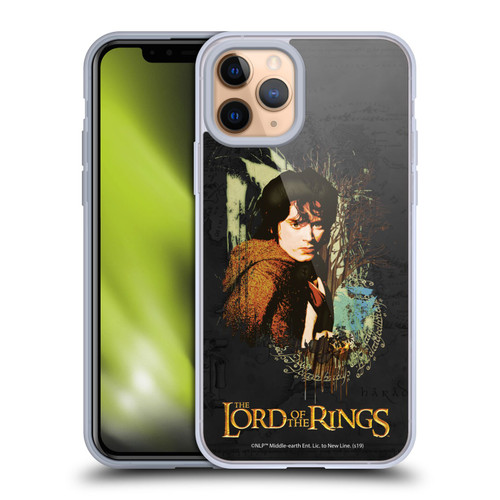The Lord Of The Rings The Fellowship Of The Ring Character Art Frodo Soft Gel Case for Apple iPhone 11 Pro